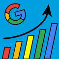 Icono de un gráfico de barras que muestra el aumento de la visibilidad en Google gracias al SEO Barcelona